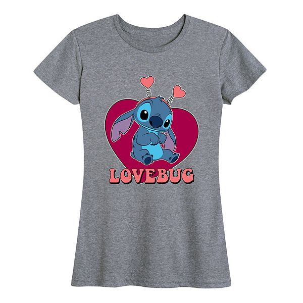 

Футболка Lilo & Stitch Lovebug Disney, Heather Gray