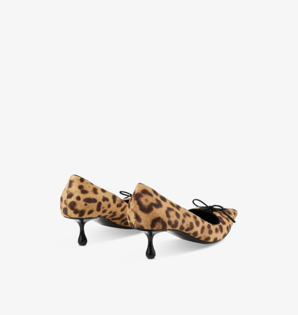Туфли-Лодочки Scarlett 50 из телячьей шерсти с леопардовым узором Jimmy Choo, бежевый — фото 4
