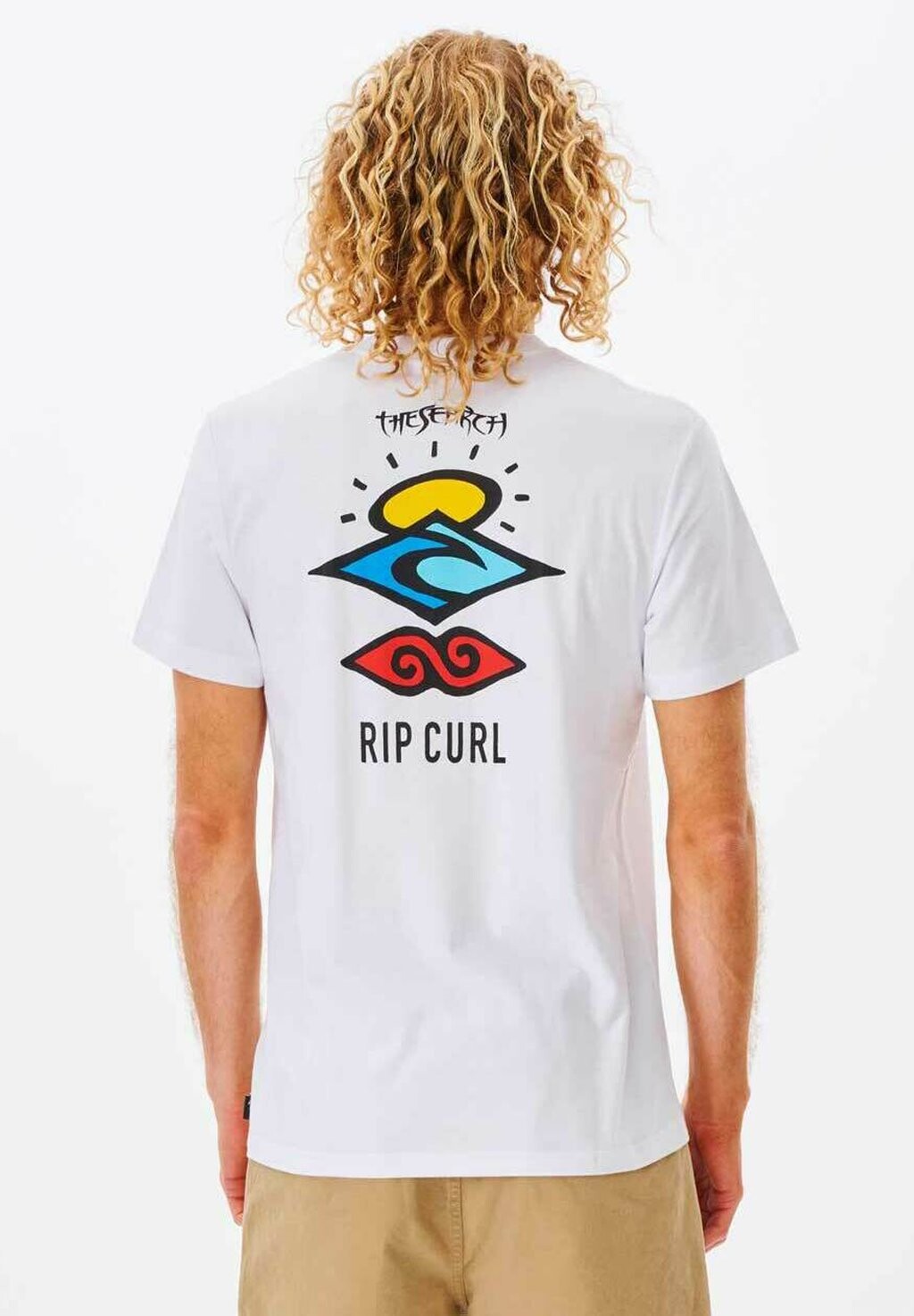 

Футболка с принтом SEARCH ICON Rip Curl, белый