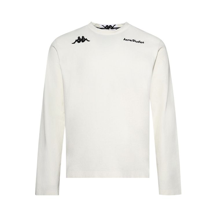 

Футболка Acne Studios x Kappa Long-Sleeve Logo T-Shirt 'White', белый