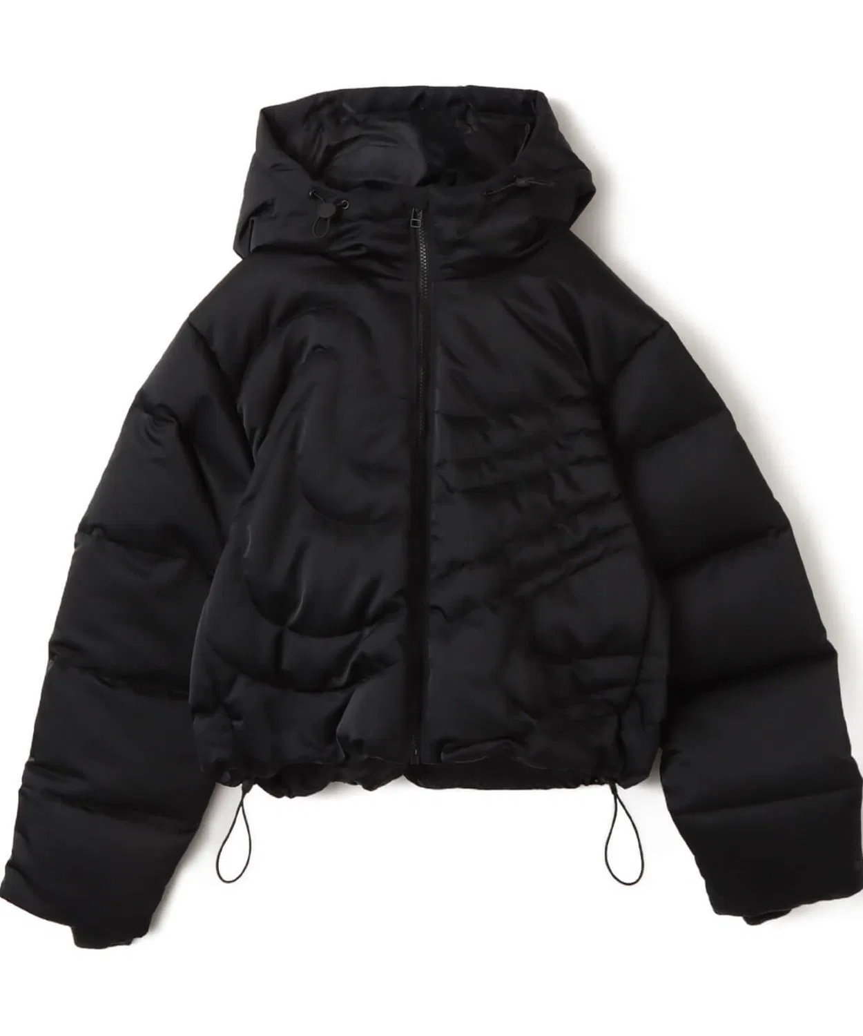 Куртка пуховая Nike Therma-FIT Oversized Down Puffer Jacket, чёрный — фото 4