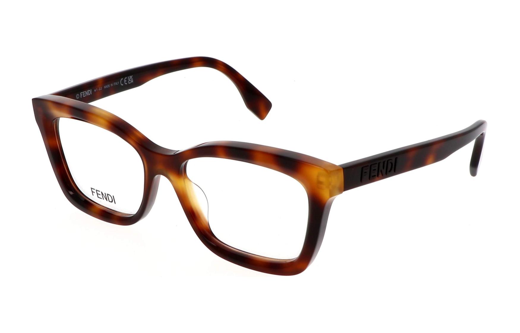 

FENDI Кошачий глаз очки Cat Eye Frame, Tortoiseshell