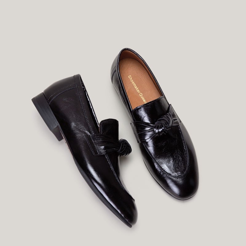 SHOEMAKER QUEEN Женские лоферы Gunmetal Gold, цвет Gunmetal Gold — фото 4