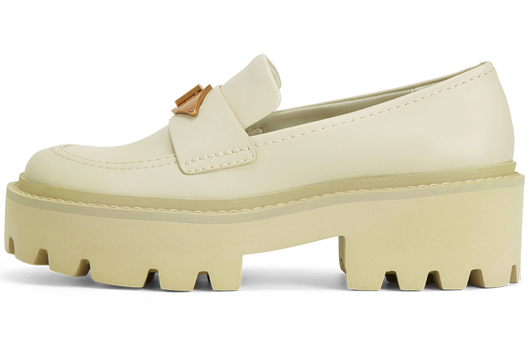 Лоферы женские черные CHARLES&KEITH, экрю