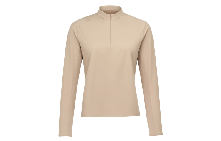 

Комплект женской тренировочной одежды: футболка с рукавом Descente, br-коричневый