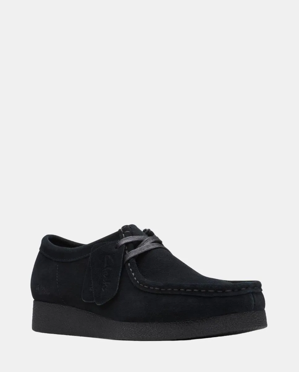 Ботинки WallabeeEVOSh из замши с резиновой подошвой Clarks, черный — фото 2