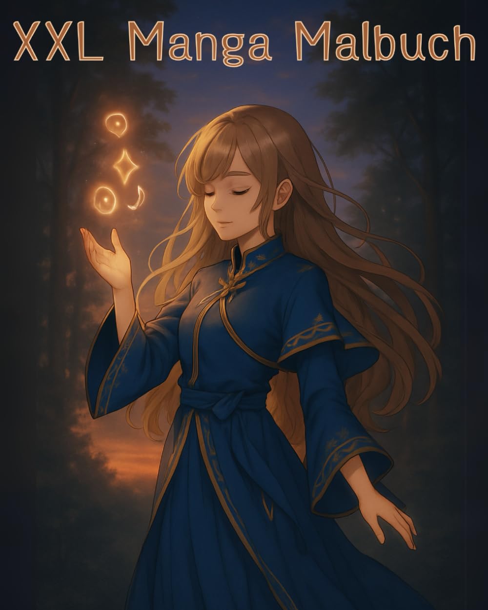 

XXL Manga Malbuch: 100 Ausmalbilder im Manga-Stil - Fantasy, Alltag & Abenteuer | Einseitig bedruckt (German Edition) (Independently published)