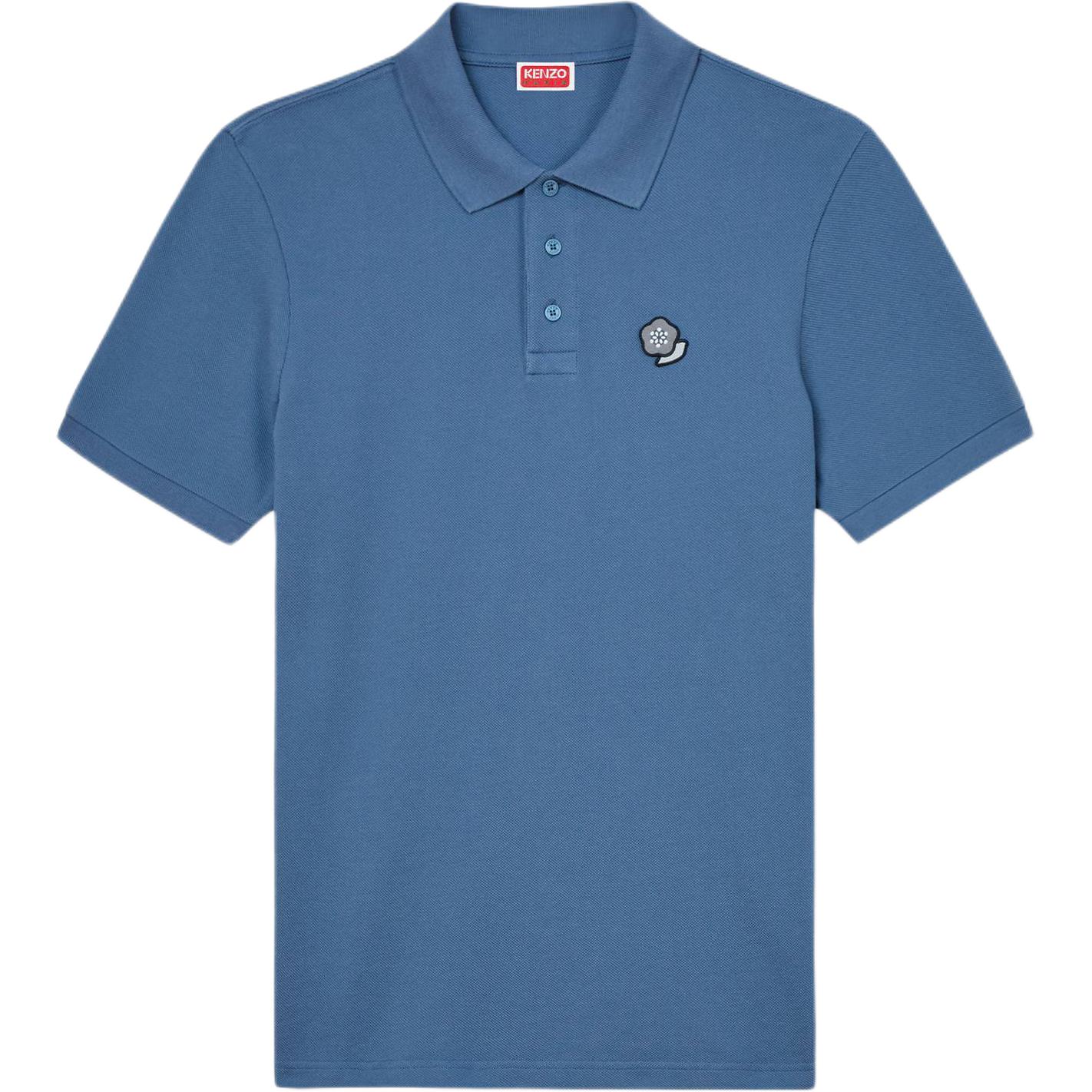 

Поло с коротким рукавом и вышивкой Pop KENZO, синий