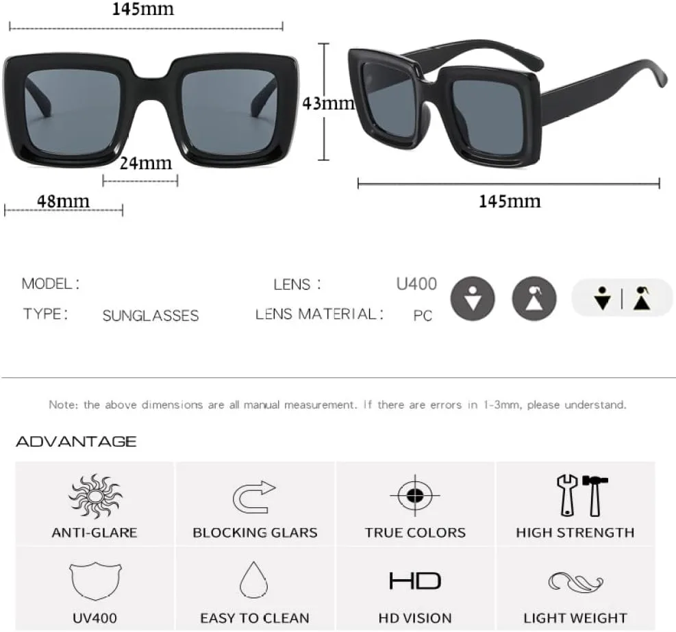 

Солнцезащитные очки MUTYNE в стиле панк, квадратные, для женщин и мужчин, модные, разноцветные, в стиле стимпанк, с защитой от УФ-излучения UV400, Orangered-gray