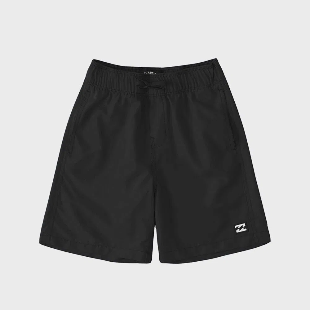Детские чёрные шорты-бордшорты All Day Layback 16 от Billabong