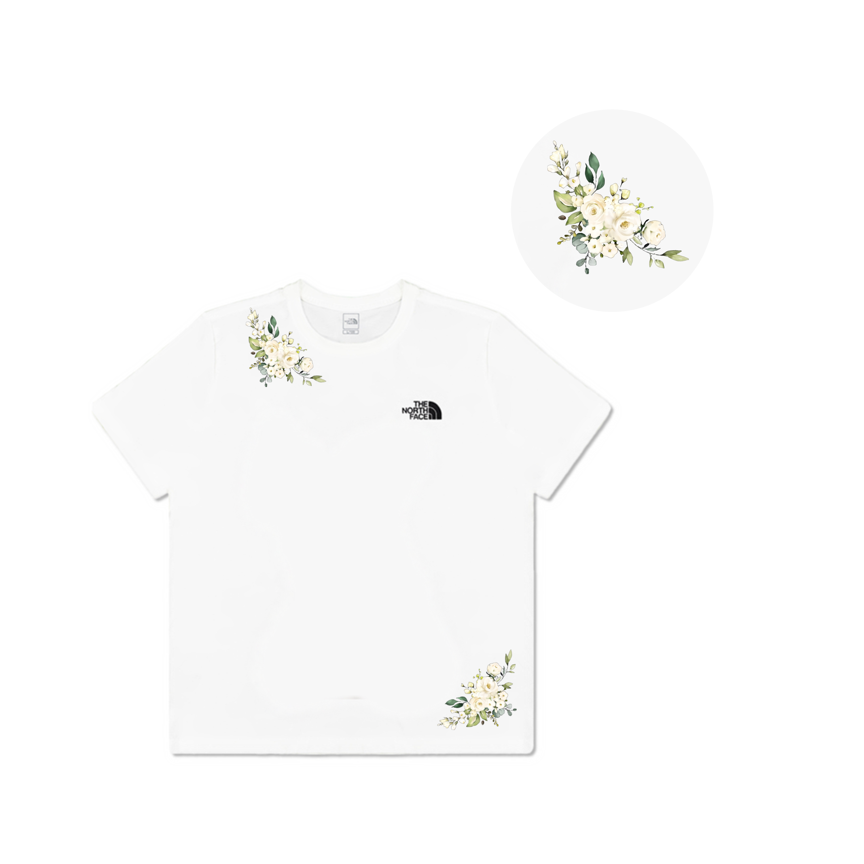 

THE NORTH FACE Футболка мужская белая, Белый, THE NORTH FACE Футболка мужская белая