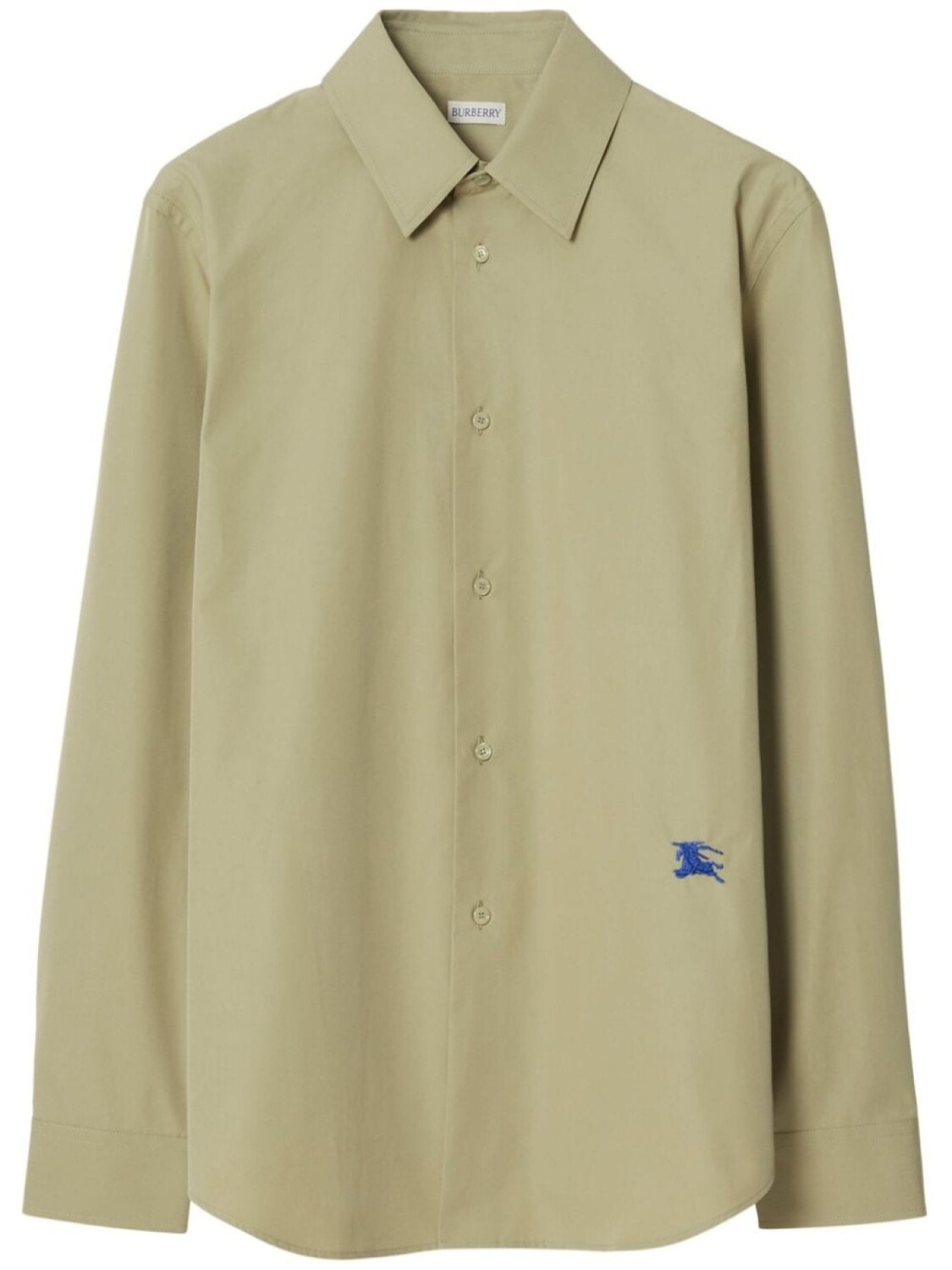 

Рубашка с вышивкой EKD Burberry, зеленый
