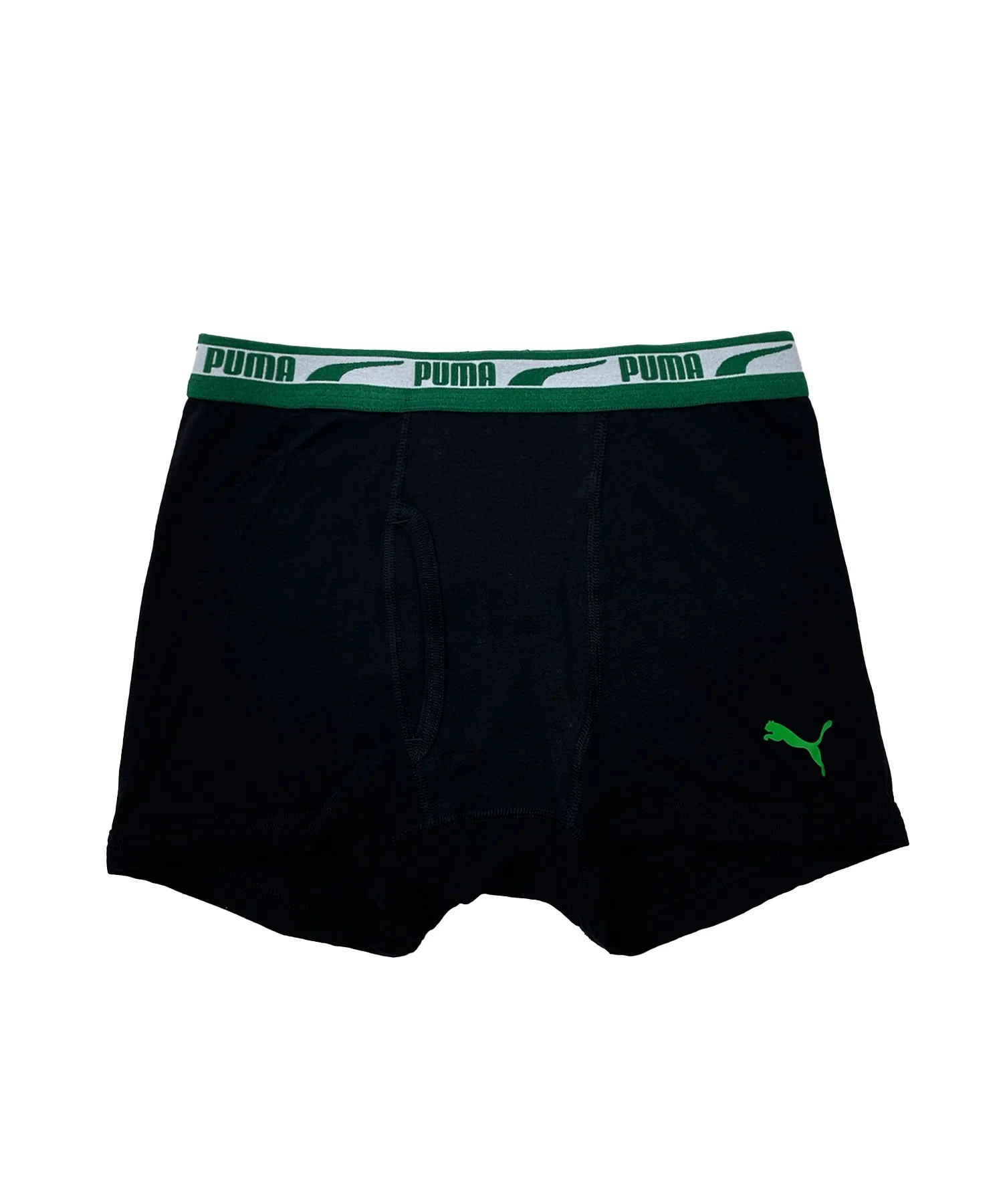 Детские боксеры PUMA, хлопок, с застежкой спереди, комплект из 2 штук, логотип бренда, удобное нижнее белье (трусы/плавки). — фото 2