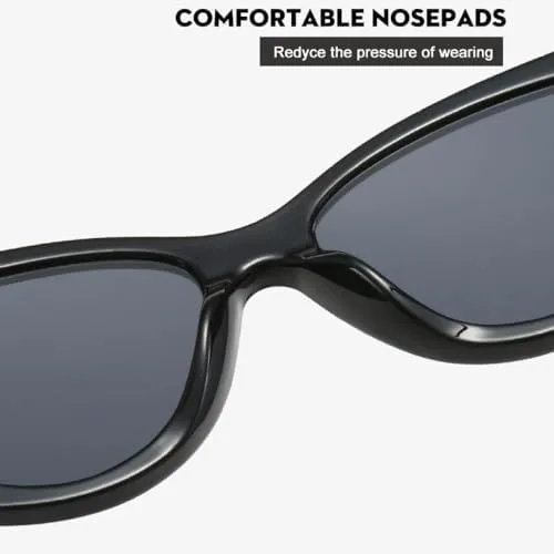 

Винтажные солнцезащитные очки 2027 года для женщин, модные солнцезащитные очки в маленькой оправе, женские очки с защитой от УФ-излучения UV400 MTZJH, Red