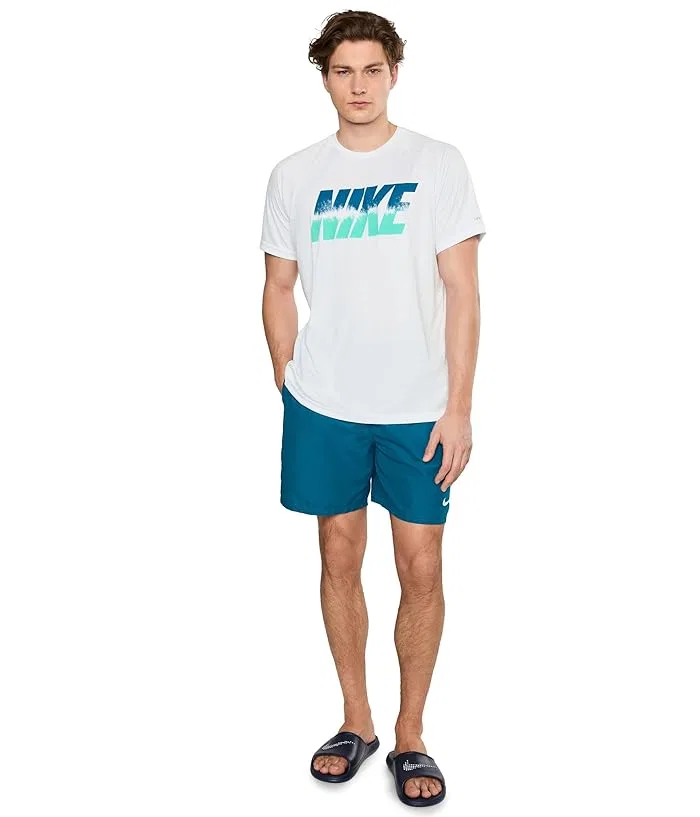 Футболка Nike Hydroguard Dip Dye Dri-FIT UV, белый — фото 2