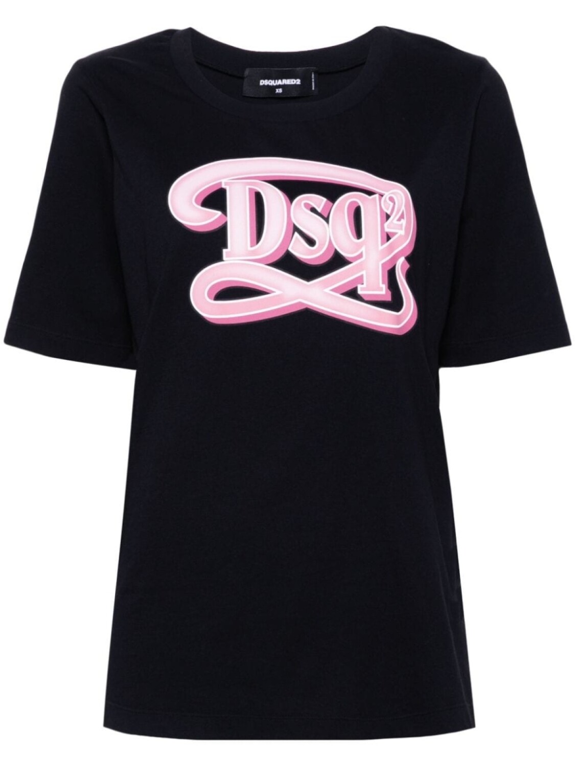 

Dsquared2 футболка с логотипом, черный
