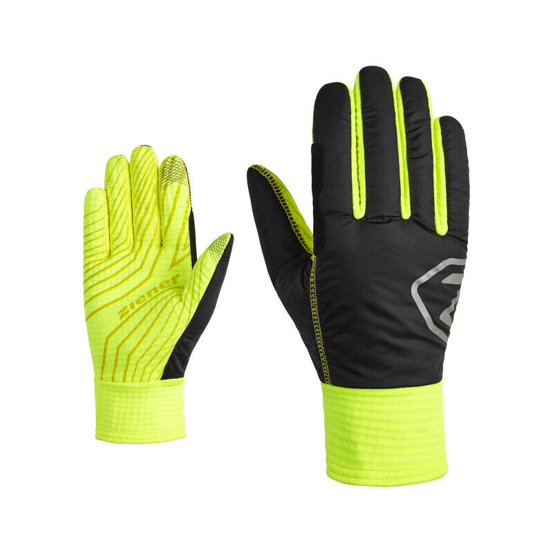 

Водонепроницаемые лыжные перчатки Ziener, цвет black/yellow