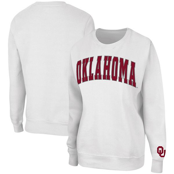 

Женский белый свитшот Oklahoma Sooners Campanile Colosseum