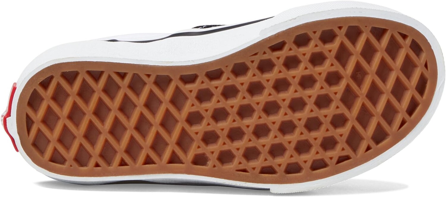 Кроссовки Classic Slip-On Vans, цвет (Checkerboard) Black/True White — фото 3