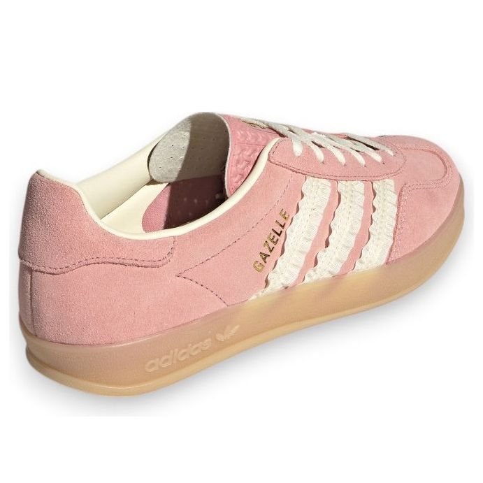 Кроссовки (WMNS) adidas Gazelle Indoor 'Wonder Mauve Crew White' — фото 3