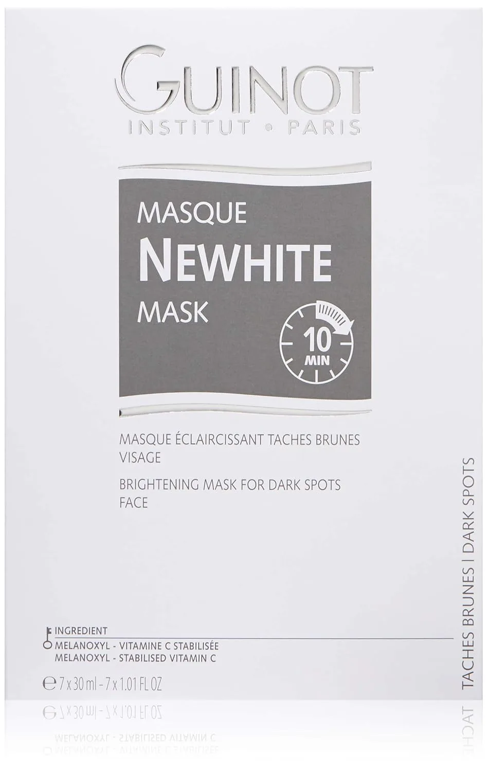 Набор осветляющих масок Guinot Newhite, 7 штук (1 упаковка) 51,8 мл (1 шт.)