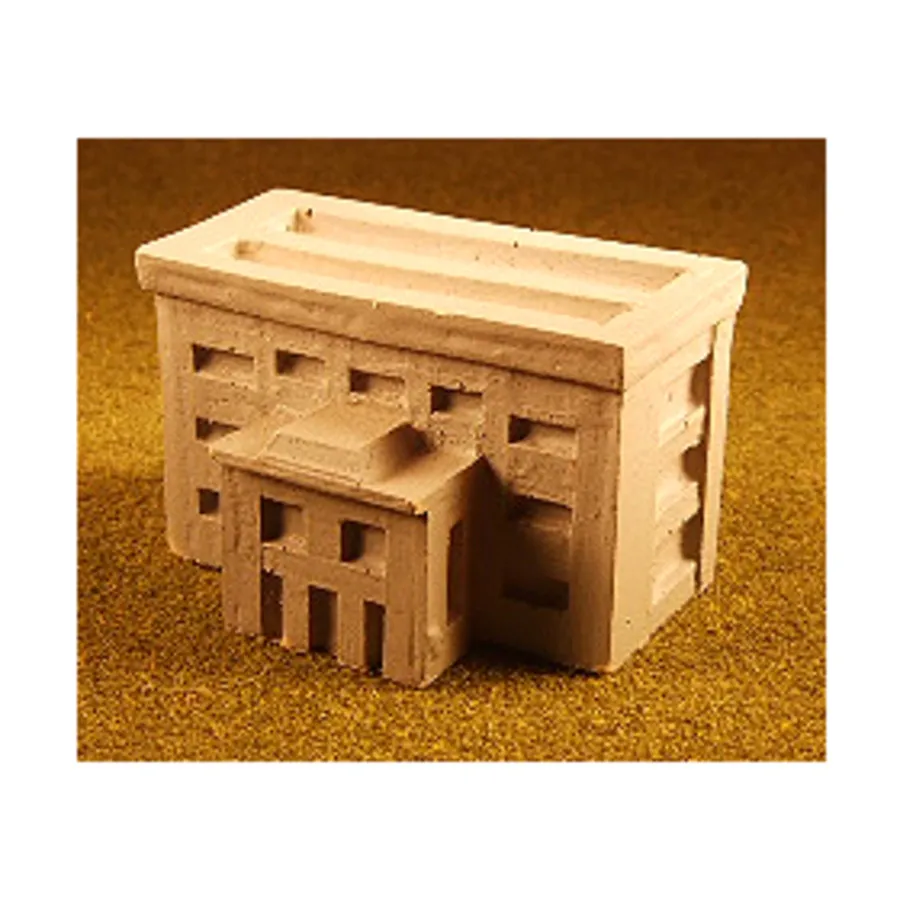 

Типовое научно-фантастическое четырехэтажное здание, Terrain - Resin (6mm) (Monday Knight Productions)