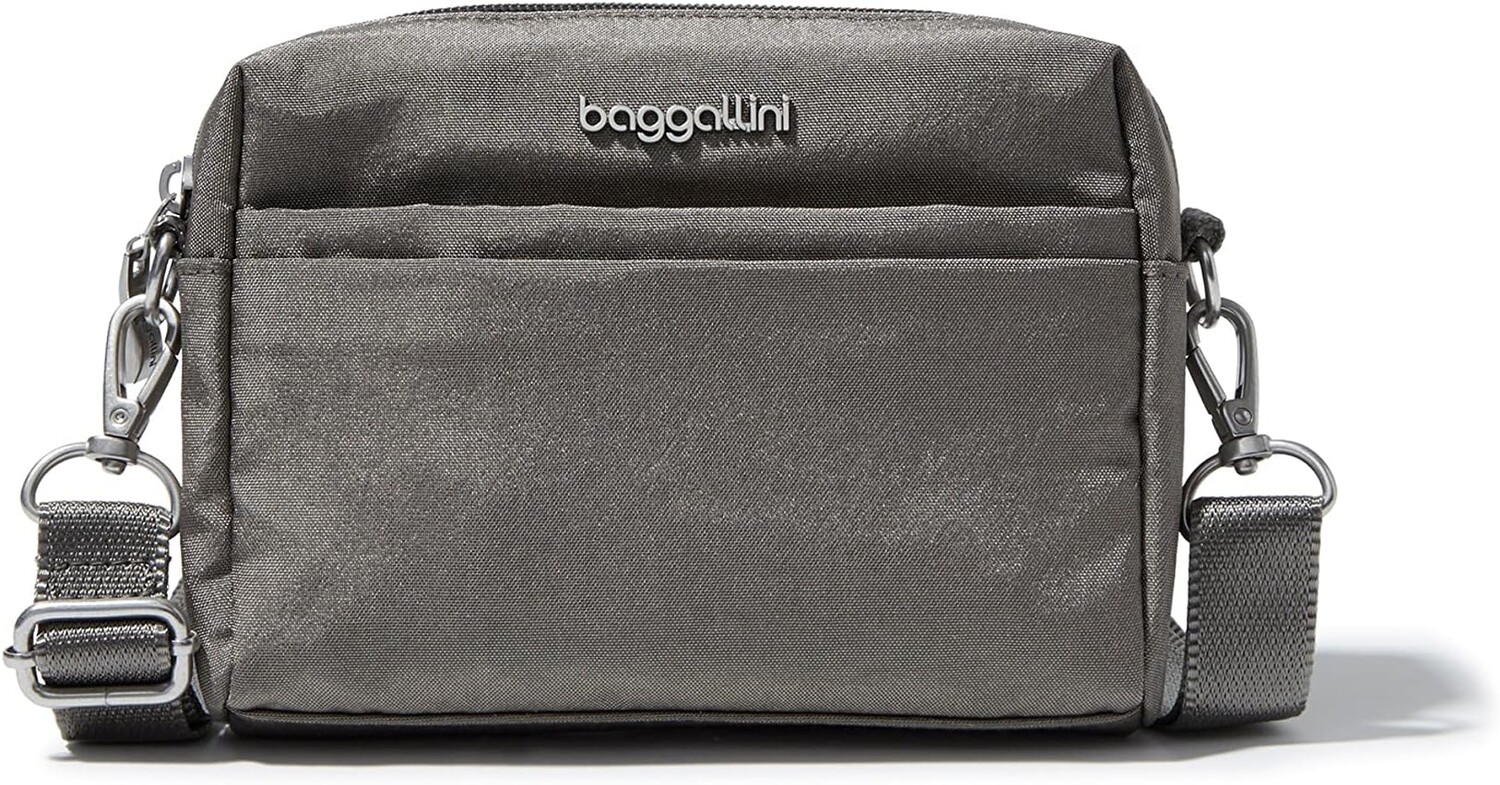 

Поясная сумка-трансформер 2-в-1 Baggallini, цвет Sterling Shimmer