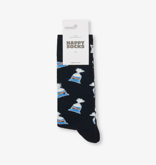 

Носки из смеси эластичного хлопка и чего-то рыбного Happy Socks, черный