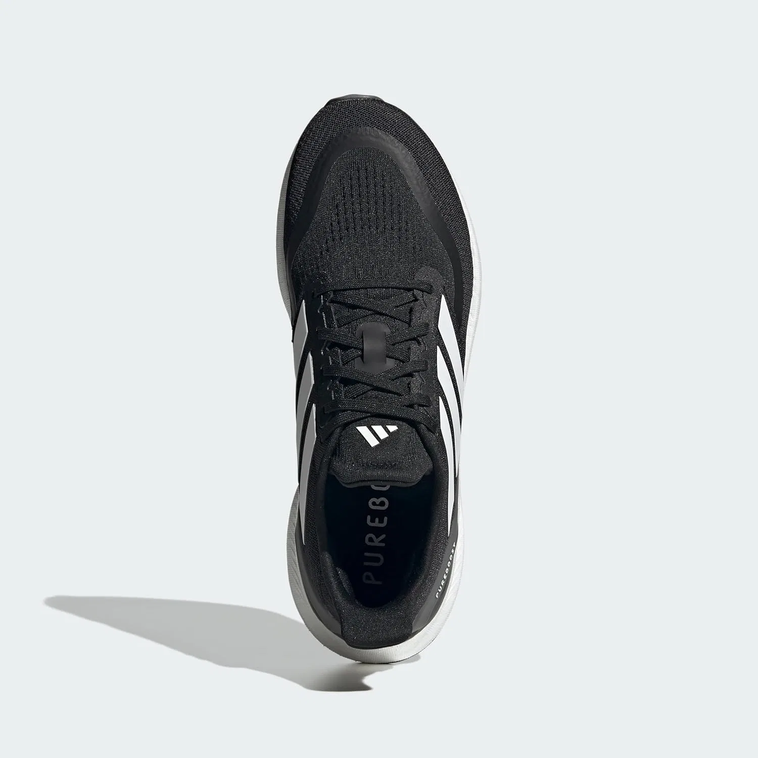 Мужские беговые кроссовки Adidas Pureboost 5, Core Black Ftwr White Grey Five. — фото 3