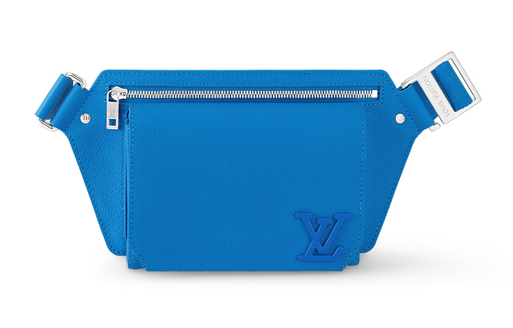 

LOUIS VUITTON Кожаная сумка через плечо женская синяя