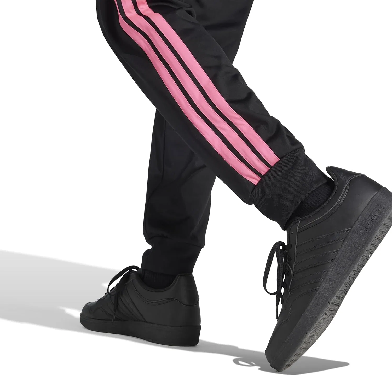 Мужские брюки adidas tapered fit, Black/Hot Pink — фото 3