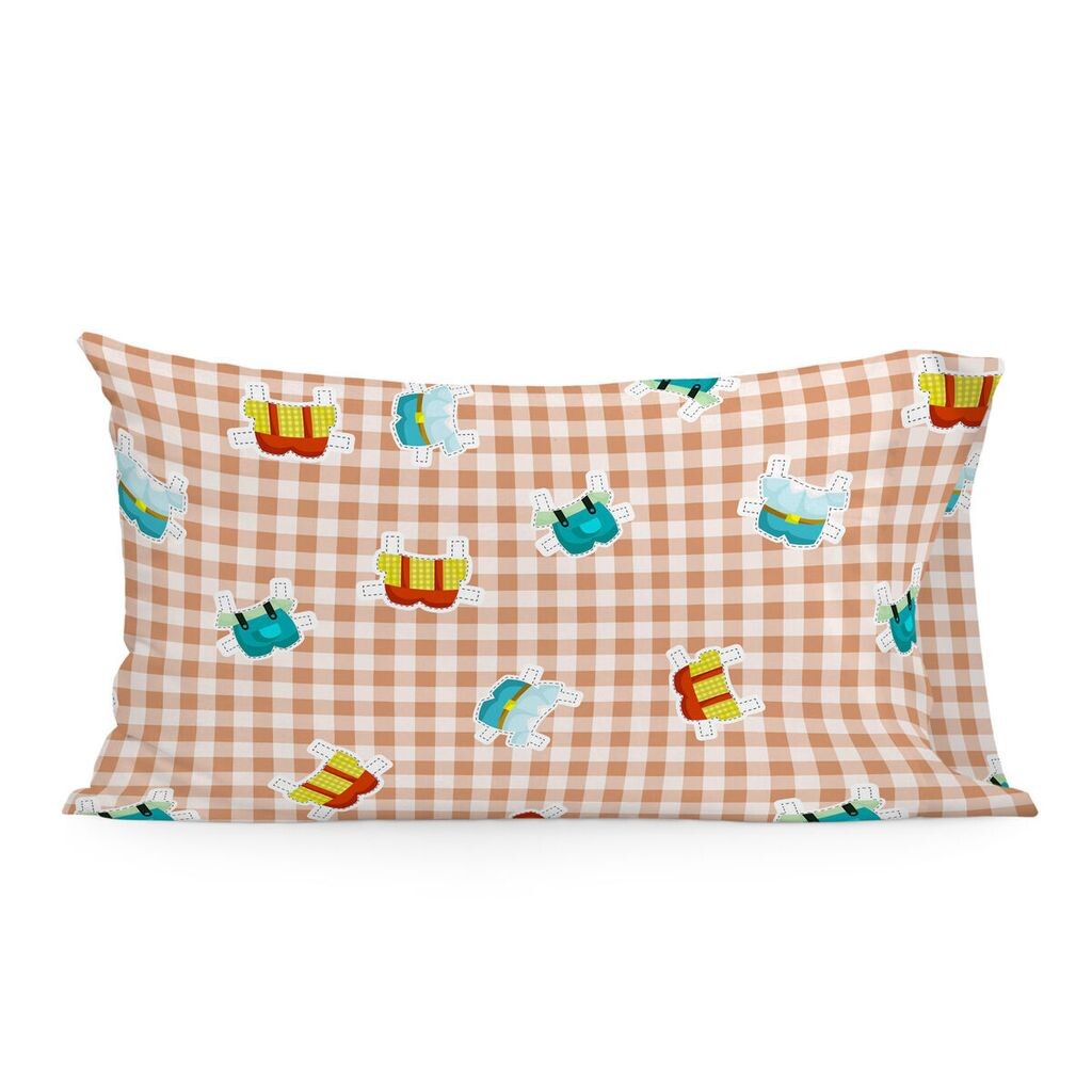 

Чехол на подушку HappyFriday Mr Fox Piggys Vichy Colorful 50 x 75 см