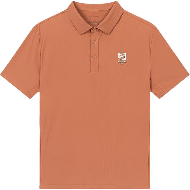 

361° Футболка-поло мужская Clay Red с воротником, тонкая, прямая посадка