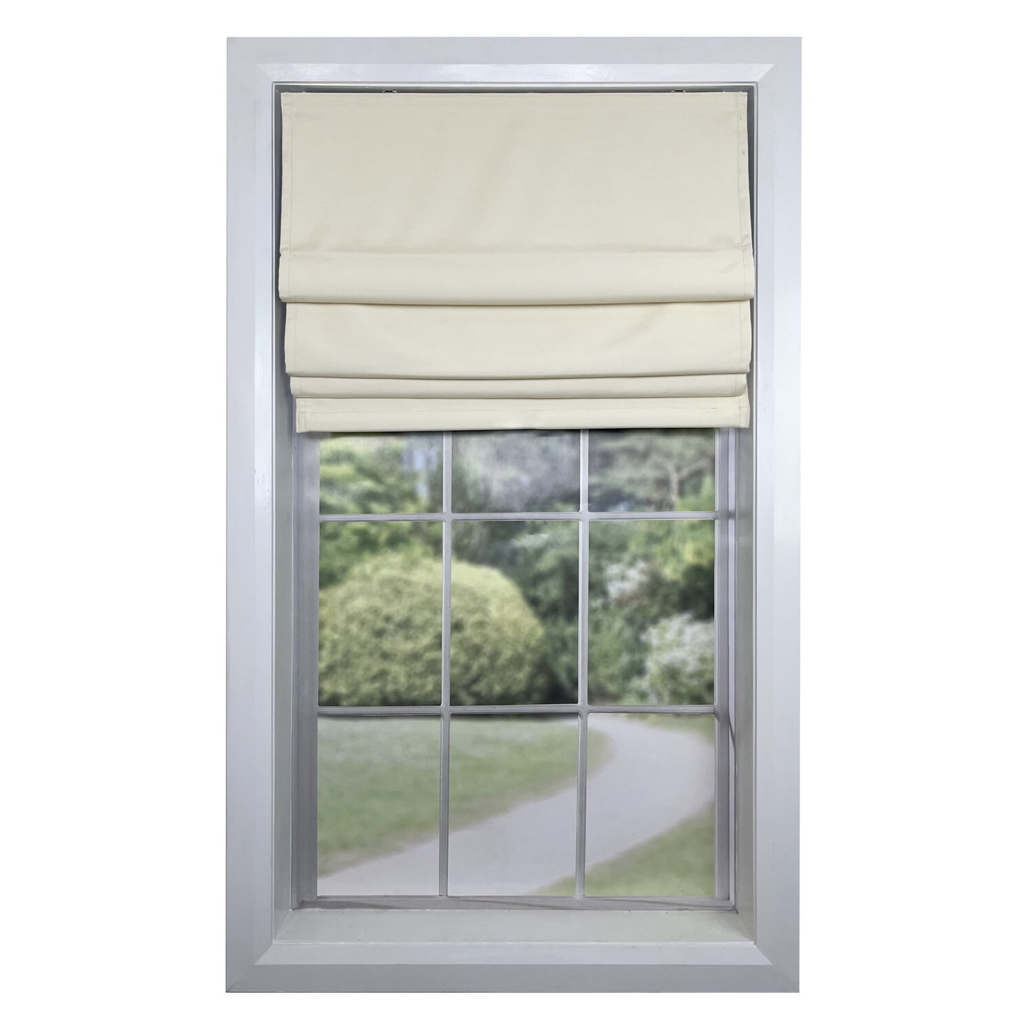 

Versailles Home Fashions Беспроводные римские шторы Octavia (27 x 63 дюйма)
