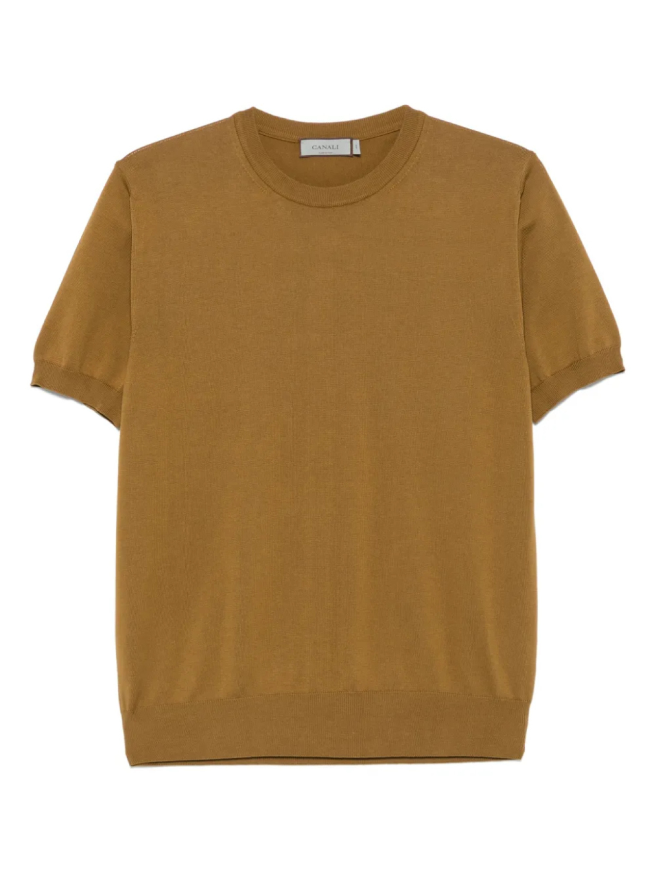 

Canali футболка с круглым вырезом, коричневый