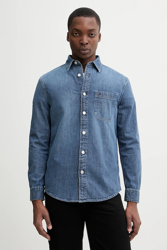 

Джинсовая рубашка Tommy Jeans, синий