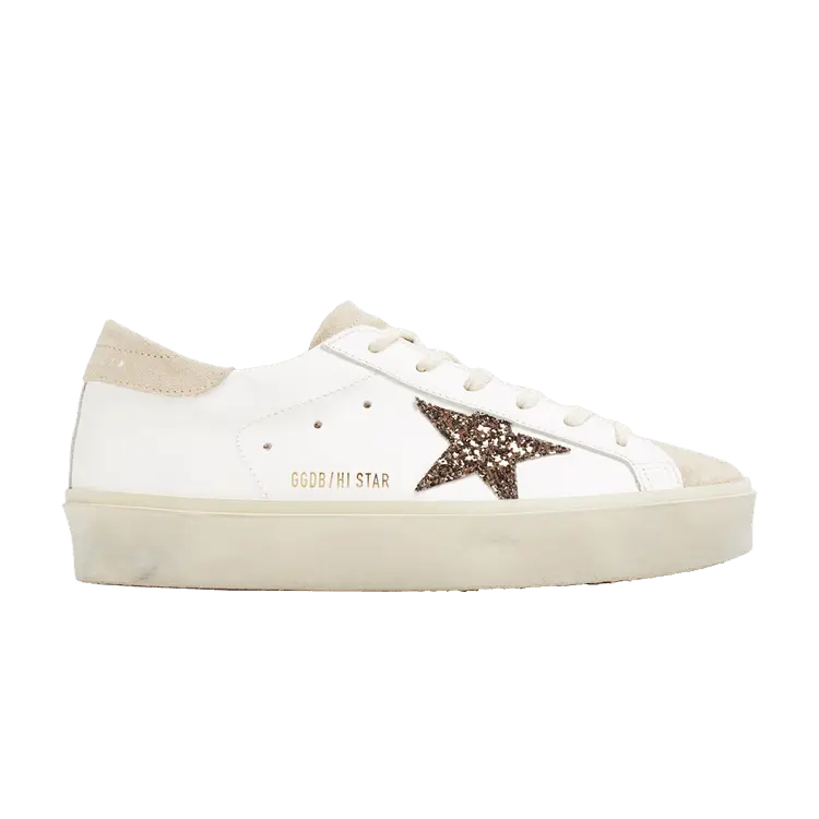 Кроссовки Golden Goose Wmns Hi Star 'White Beige', белый