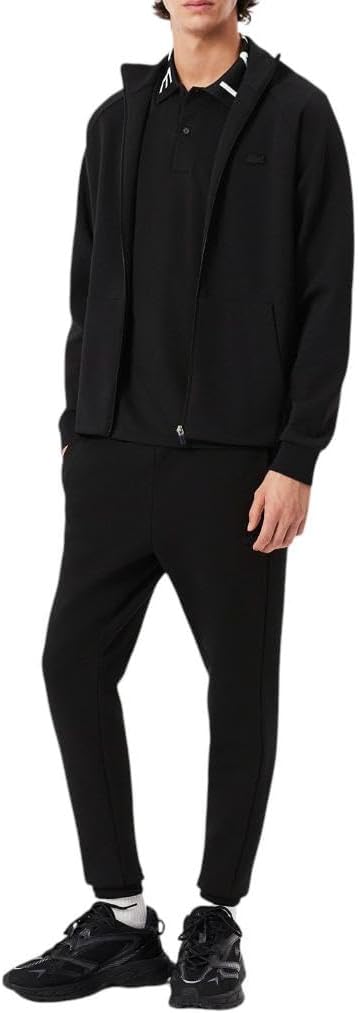 Мужские спортивные брюки Lacoste Slim Fit Everyday Tech Double Face, Black — фото 4