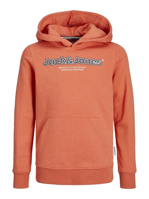 

Толстовка с капюшоном Jack & Jones Junior, оранжевый