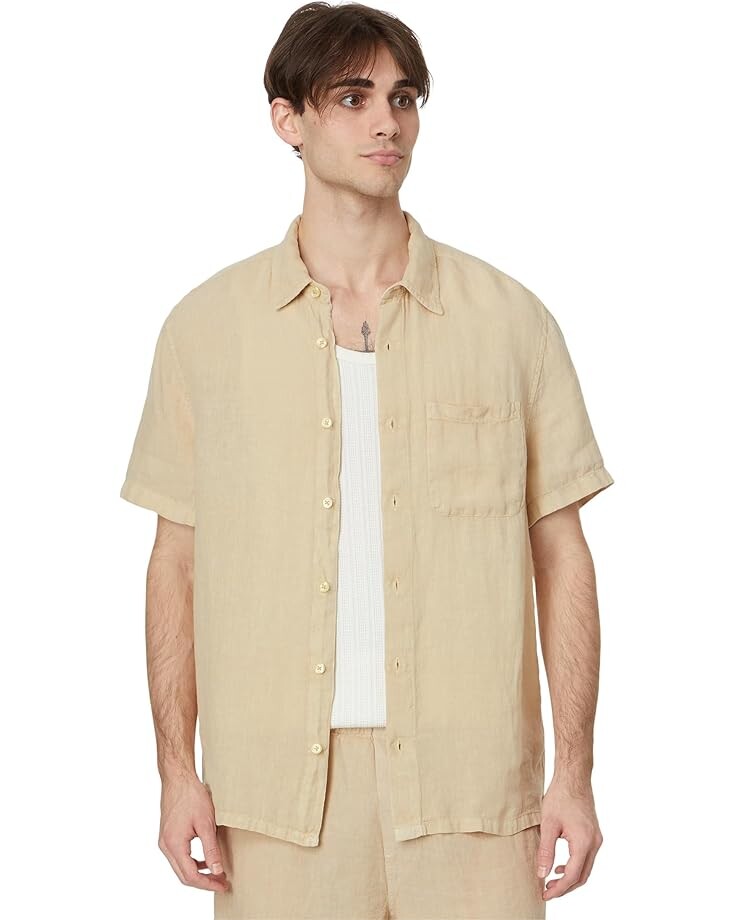 

Рубашка Madewell Ss Easy Linen Solid, цвет Light Sand