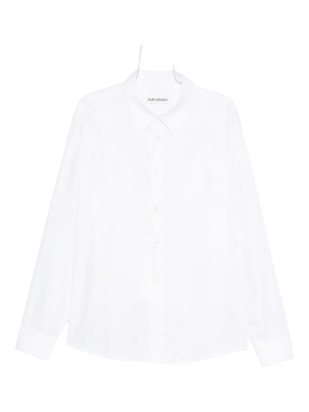 

Рубашка с длинными рукавами на пуговицах Our Legacy, белый