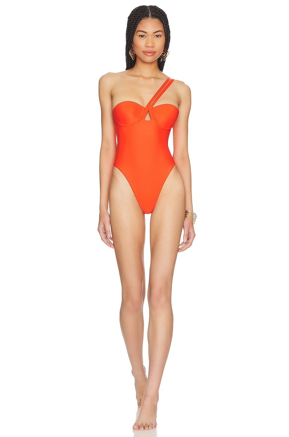 

Купальник Camila Coelho Artika, цвет Poppy Orange