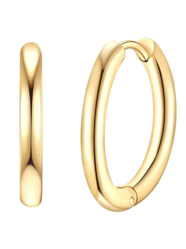 

Eastside NY Серьги из нержавеющей стали в оправе из желтого золота