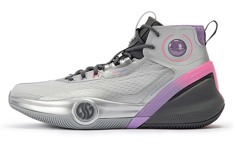 

Баскетбольные кроссовки AG3 Pro Basketball Shoes Men High-Top Gray/Purple 361°