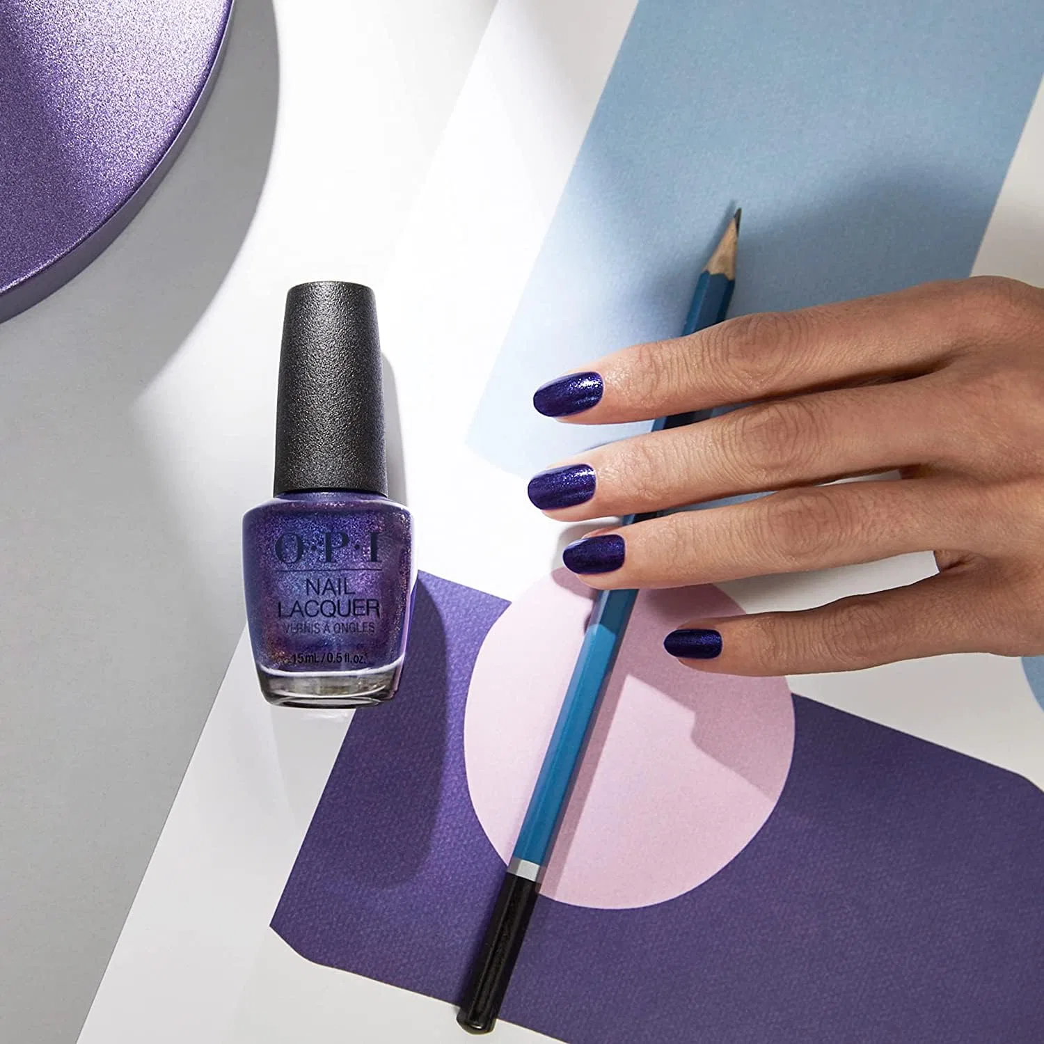 Лак для ногтей OPI Nail Lacquer Violetttöne, быстросохнущий, стойкий, 15 мл Opi — фото 3