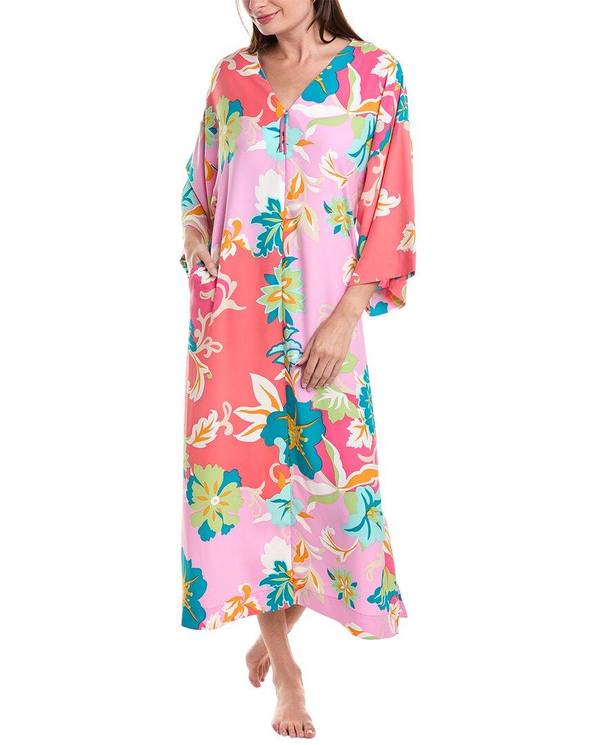 

Ночное платье Natori Marbella, розовый/зеленый