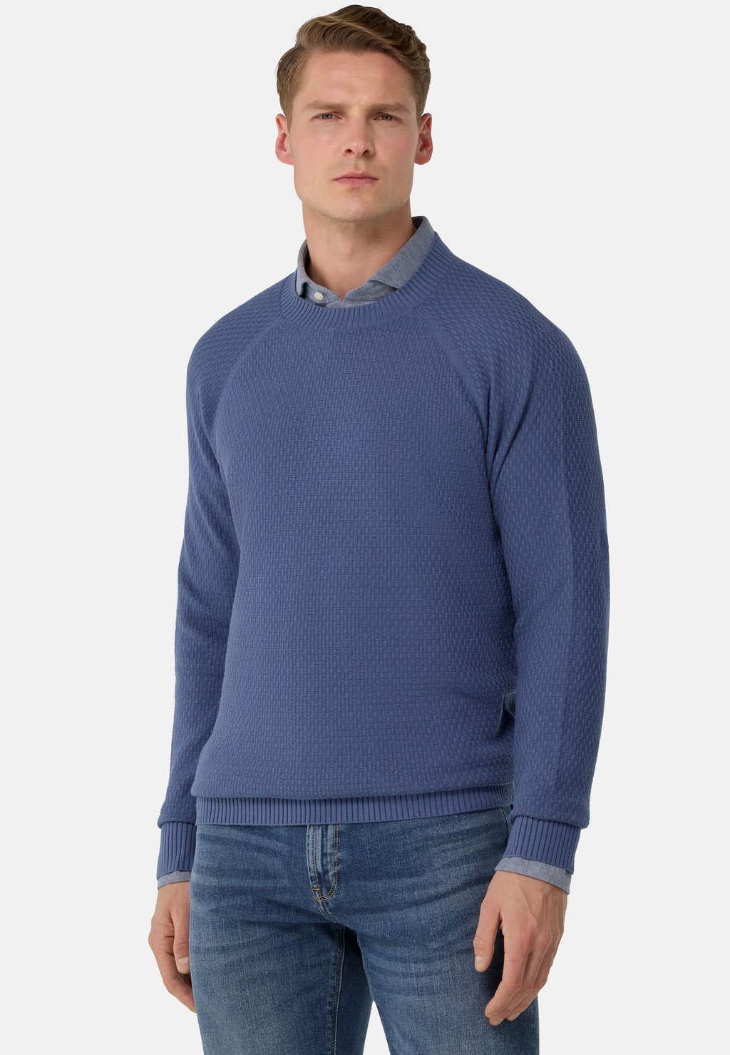 

Джемпер CREW NECK Boggi Milano, синий