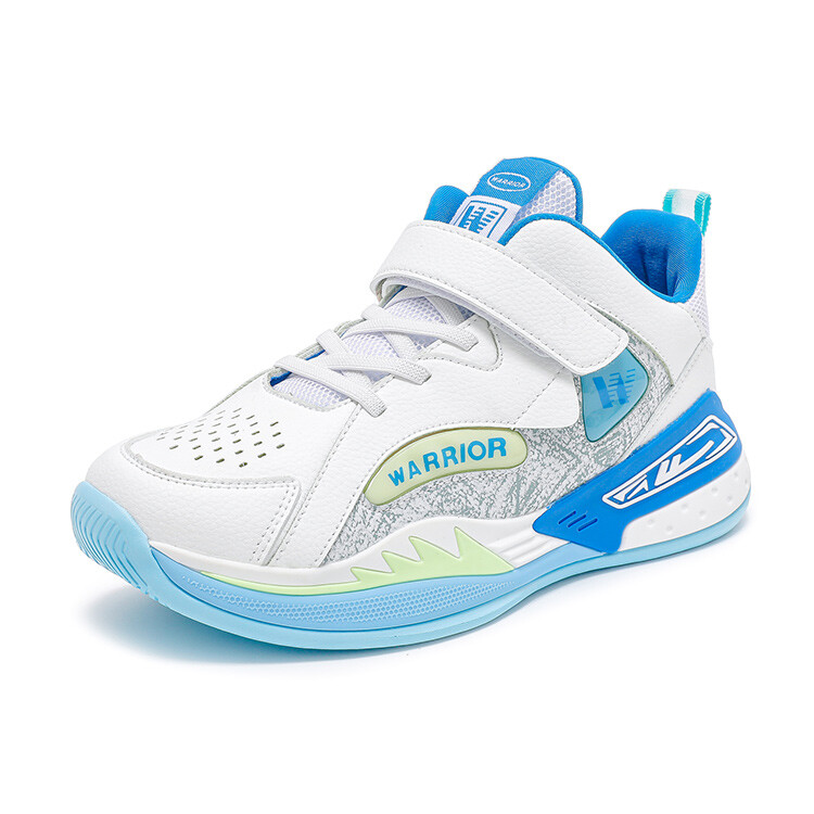 Кроссовки для детей "Дети" Warrior, цвет White/royal blue — фото 2