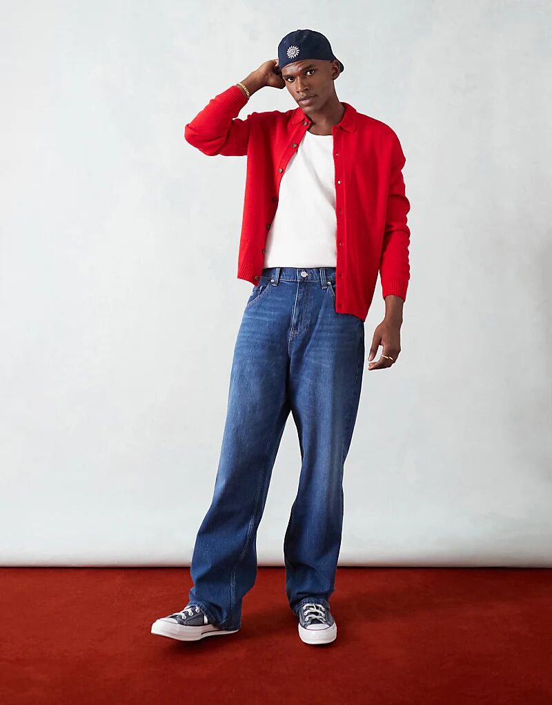 

Джинсы Aiden мешковатые, темного цвета Tommy Jeans