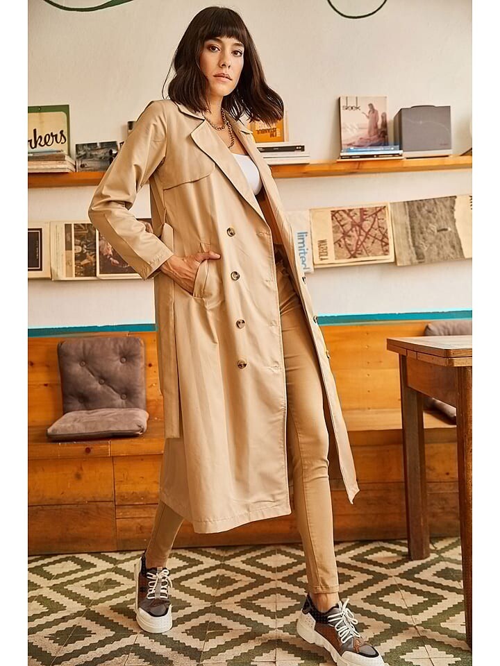 

Тренч Olalook Trenchcoat, бежевый